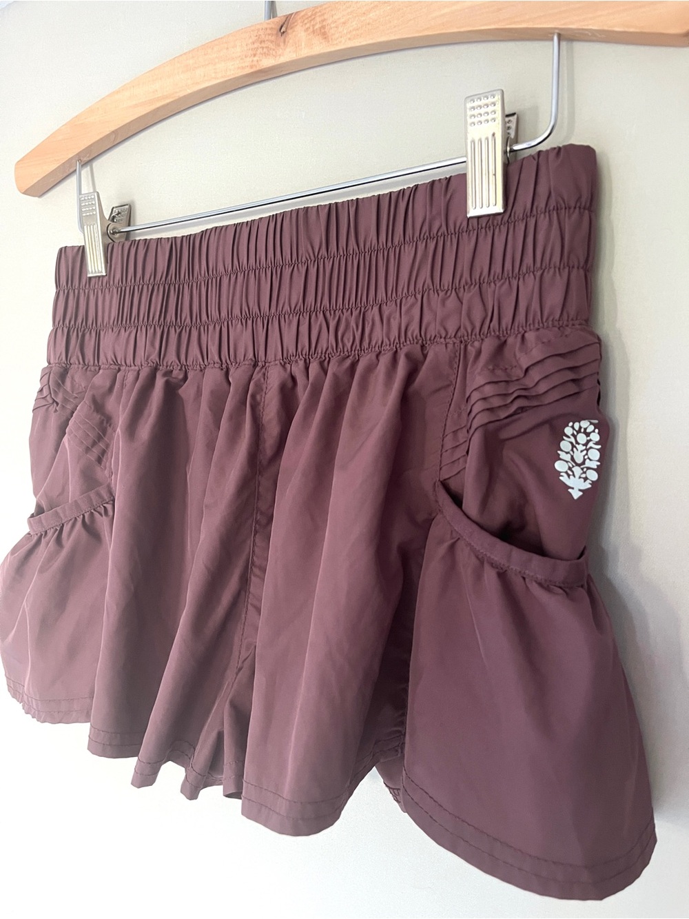 FP Movement Get Your Flirt On Shorts Brown Built In Liner XS